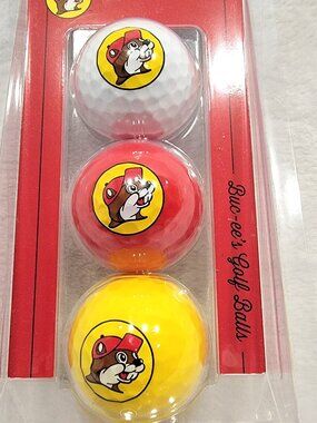 New Bucee's Multiclored Golf Balls